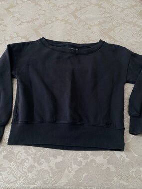 abercrombie kids Black Fleece Crewneck Sweatshirt
